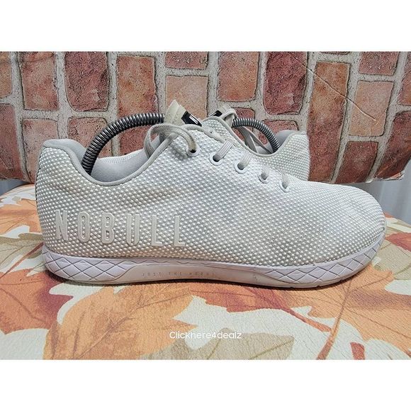NOBULL Other - NOBULL Superfabric Trainer Men's Running Shoes Size 9.5 Gym CrossFit White